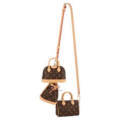 lv trio mini icones|Louis Vuitton Trio Mini Icones Monogram Bag Brown .